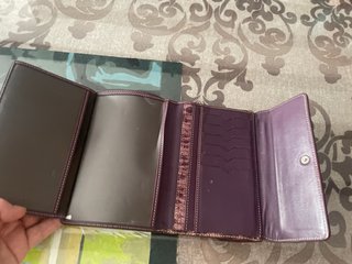 Monedero D&V Daviletto Piel Ubrique Morado