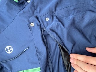 Sergio Tacchini Anorak Mezza Zip Blu/Verde