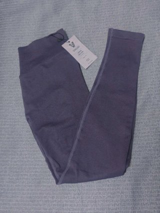 Mallas/Leggings para gimnasio morados, talla S