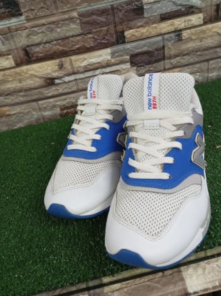 New Balance Scarpe Uomo Ginnastica Blu Grigio Ross