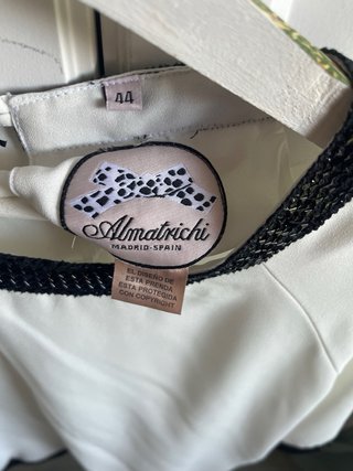 Blusa Almatrichi Blanca y Negra Talla M