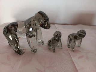 Figuras Gorilas Swarovski SCS