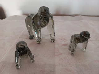 Figuras Gorilas Swarovski SCS