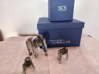 Figuras Gorilas Swarovski SCS