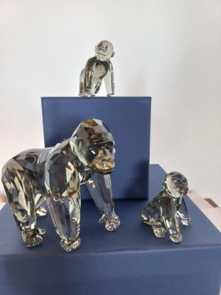Figuras Gorilas Swarovski SCS