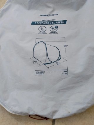 Carpa Quechua 2 Seconds XL Fresh