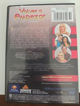 Volver a Empezar Telenovelas DVD.Descatalogado