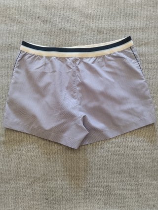 Calções Puma Senhora M Riscas Azul/Branco