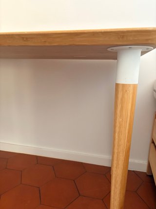 Escritorio Ikea Madera y Blanco