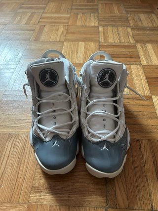 Jordan 6 Rings Gris y Blanco