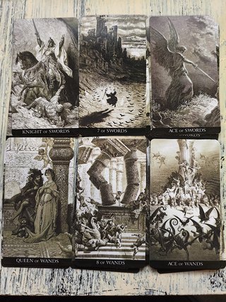 Tarot con ilustraciones Gustave Doré