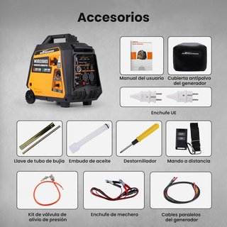 Generador Inverter maXpeedingRods 3500W Dual Fuel