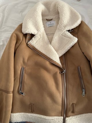 Chaqueta Zara Talla L Marrón