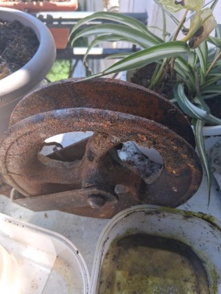 Polea de hierro 17cm