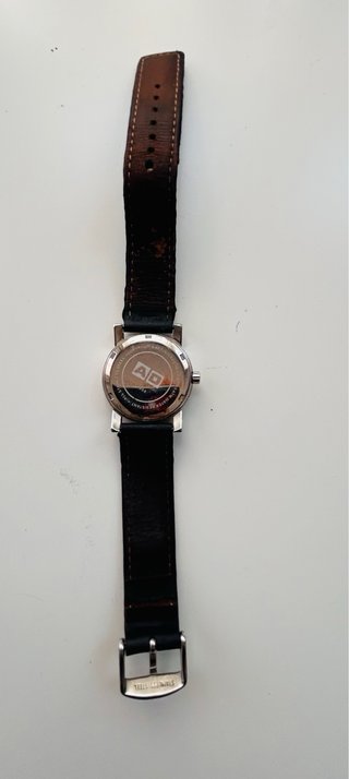 Reloj Adolfo Dominguez Original Negro/Plata