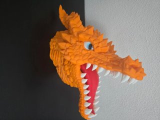 Cabeza Charizard Pokémon Realista 1/1