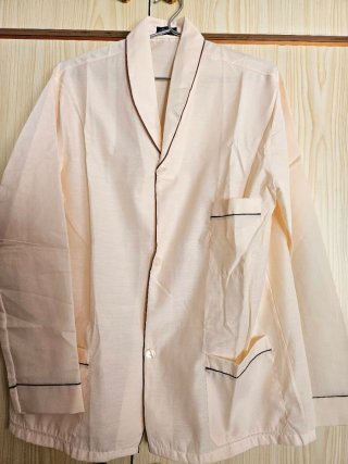 Pijama hombre talla M 100% algodón.