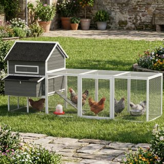 Gallinero Grande Exterior Madera con Nidos