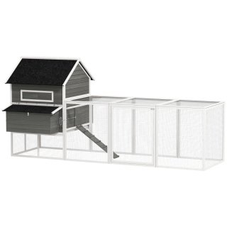 Gallinero Grande Exterior Madera con Nidos