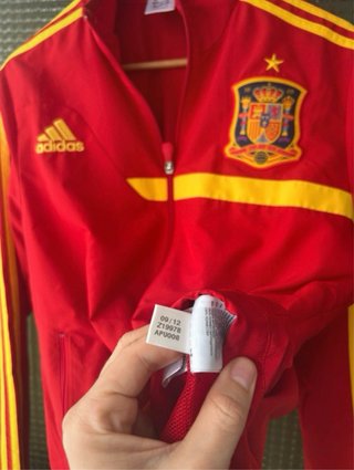 Chaqueta Adidas España 2012 Roja y Amarilla