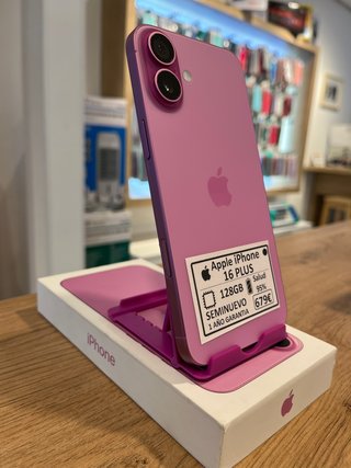 iPhone 16 Plus 128GB Rosa Seminuevo
