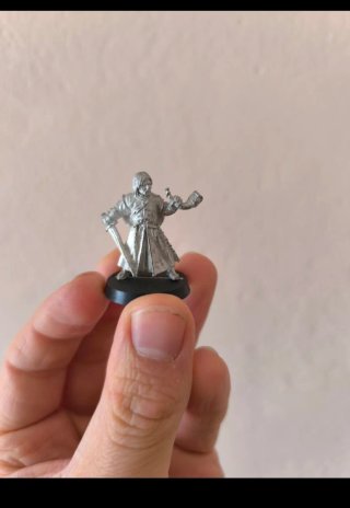 Boromir compagnia corno metallo miniatura