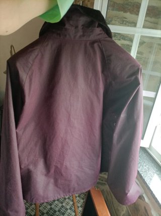 Chaqueta Barbour granate Mujer