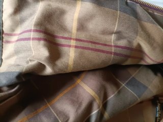 Chaqueta Barbour granate Mujer