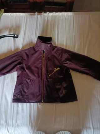Chaqueta Barbour granate Mujer