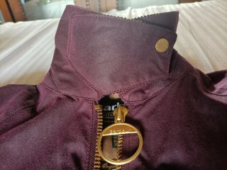 Chaqueta Barbour granate Mujer
