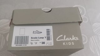 Zapatos Clarks Niños Negro talla 38