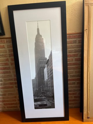 Cuadro Marco Negro Empire State