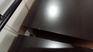 Cabecero forja negro + 2 mesitas Malm