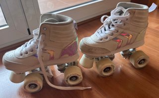 Patines de 4 ruedas blancos 28-30