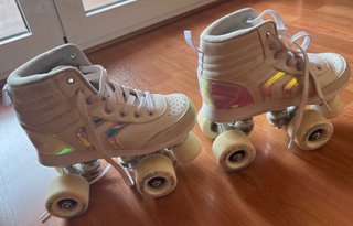 Patines de 4 ruedas blancos 28-30