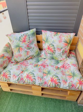Divano in Pallet Liscio per Interno/Esterno