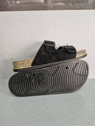 Sandalias negras piel sintética talla 36 nuevas