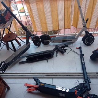 Chasis y piezas patinete eléctrico