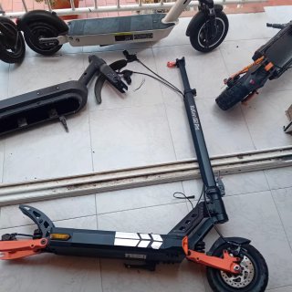 Chasis y piezas patinete eléctrico