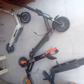 Chasis y piezas patinete eléctrico