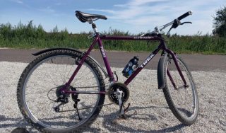 Cuadro Bicicleta Trek Morado Cromoly