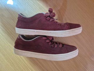 Zapatillas de ante burdeos Scalpers TALLA 34