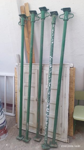Puntales de obra verdes (5 unidades)