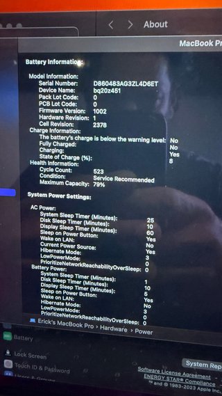 MacBook Pro 13 M1 1TB SSD 8GB RAM