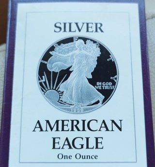 Deslumbrante Oz pura plata PROOF American Eagle 89