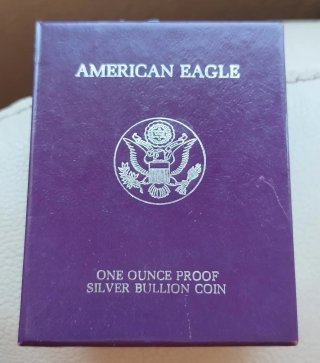 Deslumbrante Oz pura plata PROOF American Eagle 89
