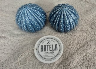 Salero y pimentero Batela azul