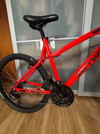 Bicicleta BTWIN Roja
