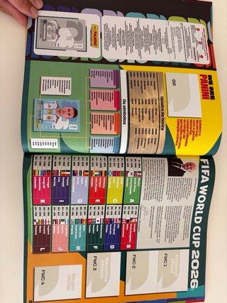 Álbum FIFA Mundial 2026 Panini Edición Oro Brasil