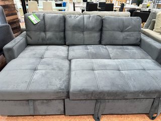 Sofá cama gris 216cm